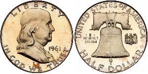 1/2 Dollar 美利堅合眾國 (1776 - ) 銀 Franklin Delano Roosevelt (1882-1945)