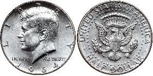 1/2 Dollar 美利堅合眾國 (1776 - ) 銀 John Fitzgerald Kennedy (1917-1963)