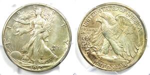 1/2 Dollar 美利堅合眾國 (1776 - ) 銀 