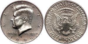 1/2 Dollar 美利堅合眾國 (1776 - ) 銀 John Fitzgerald Kennedy (1917-1963)