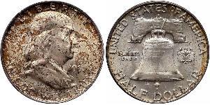 1/2 Dollar 美利堅合眾國 (1776 - ) 銀 Franklin Delano Roosevelt (1882-1945)
