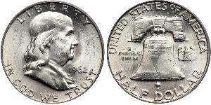 1/2 Dollar 美利堅合眾國 (1776 - ) 銀 Franklin Delano Roosevelt (1882-1945)