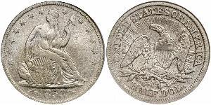 1/2 Dollar 美利堅合眾國 (1776 - ) 銀 