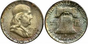 1/2 Dollar 美利堅合眾國 (1776 - ) 銀 Franklin Delano Roosevelt (1882-1945)