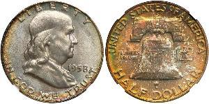 1/2 Dollar 美利堅合眾國 (1776 - ) 銀 Franklin Delano Roosevelt (1882-1945)
