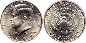 1/2 Dollar 美利堅合眾國 (1776 - ) 銀 John Fitzgerald Kennedy (1917-1963)