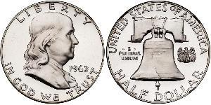 1/2 Dollar 美利堅合眾國 (1776 - ) 銀 Franklin Delano Roosevelt (1882-1945)