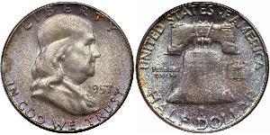 1/2 Dollar 美利堅合眾國 (1776 - ) 銀 Franklin Delano Roosevelt (1882-1945)