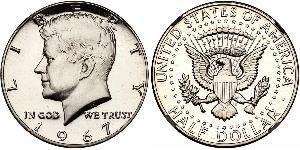 1/2 Dollar 美利堅合眾國 (1776 - ) 銀 John Fitzgerald Kennedy (1917-1963)