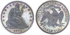 1/2 Dollar 美利堅合眾國 (1776 - ) 銀 