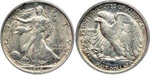 1/2 Dollar 美利堅合眾國 (1776 - ) 銀 