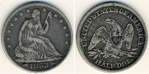 1/2 Dollar 美利堅合眾國 (1776 - ) 銀 