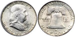 1/2 Dollar 美利堅合眾國 (1776 - ) 銀 Franklin Delano Roosevelt (1882-1945)