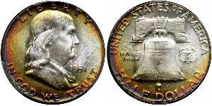 1/2 Dollar 美利堅合眾國 (1776 - ) 銀 Franklin Delano Roosevelt (1882-1945)