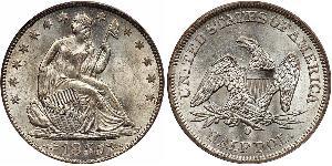 1/2 Dollar 美利堅合眾國 (1776 - ) 銀 