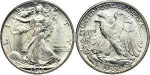 1/2 Dollar 美利堅合眾國 (1776 - ) 銀 
