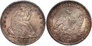 1/2 Dollar 美利堅合眾國 (1776 - ) 銀 