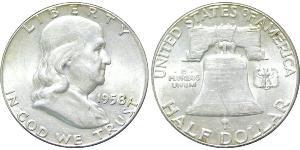 1/2 Dollar 美利堅合眾國 (1776 - ) 銀 Franklin Delano Roosevelt (1882-1945)