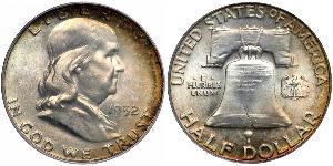 1/2 Dollar 美利堅合眾國 (1776 - ) 銀 Franklin Delano Roosevelt (1882-1945)