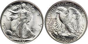 1/2 Dollar 美利堅合眾國 (1776 - ) 銀 