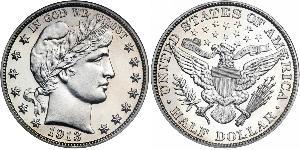 1/2 Dollar 美利堅合眾國 (1776 - ) 銀 