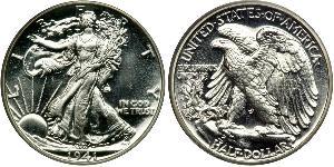 1/2 Dollar 美利堅合眾國 (1776 - ) 銀 