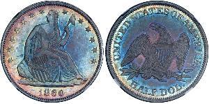 1/2 Dollar 美利堅合眾國 (1776 - ) 銀 