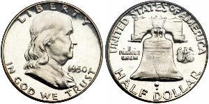 1/2 Dollar 美利堅合眾國 (1776 - ) 銀 Franklin Delano Roosevelt (1882-1945)