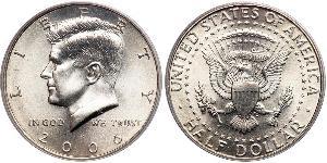 1/2 Dollar 美利堅合眾國 (1776 - ) 銀 John Fitzgerald Kennedy (1917-1963)