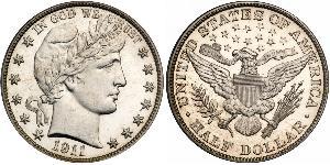 1/2 Dollar 美利堅合眾國 (1776 - ) 銀 