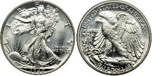 1/2 Dollar 美利堅合眾國 (1776 - ) 銀 