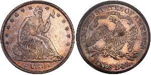 1/2 Dollar 美利堅合眾國 (1776 - ) 銀 