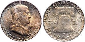 1/2 Dollar 美利堅合眾國 (1776 - ) 銀 Franklin Delano Roosevelt (1882-1945)