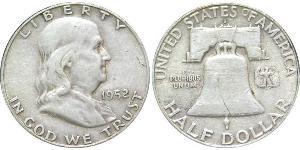 1/2 Dollar 美利堅合眾國 (1776 - ) 銀 Franklin Delano Roosevelt (1882-1945)