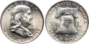 1/2 Dollar 美利堅合眾國 (1776 - ) 銀 Franklin Delano Roosevelt (1882-1945)