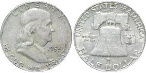 1/2 Dollar 美利堅合眾國 (1776 - ) 銀 Franklin Delano Roosevelt (1882-1945)