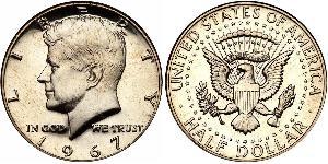 1/2 Dollar 美利堅合眾國 (1776 - ) 銀 John Fitzgerald Kennedy (1917-1963)