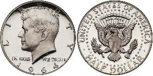 1/2 Dollar 美利堅合眾國 (1776 - ) 銀 John Fitzgerald Kennedy (1917-1963)