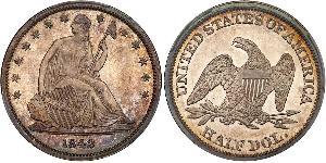 1/2 Dollar 美利堅合眾國 (1776 - ) 銀 