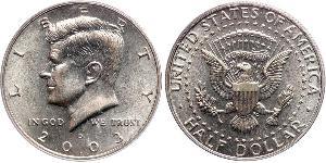 1/2 Dollar 美利堅合眾國 (1776 - ) 銀 John Fitzgerald Kennedy (1917-1963)