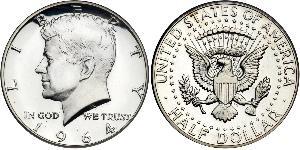 1/2 Dollar 美利堅合眾國 (1776 - ) 銀 John Fitzgerald Kennedy (1917-1963)