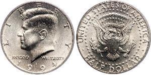 1/2 Dollar 美利堅合眾國 (1776 - ) 銀 John Fitzgerald Kennedy (1917-1963)