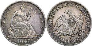 1/2 Dollar 美利堅合眾國 (1776 - ) 銀 