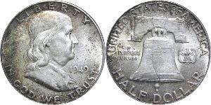1/2 Dollar 美利堅合眾國 (1776 - ) 銀 Franklin Delano Roosevelt (1882-1945)