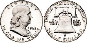 1/2 Dollar 美利堅合眾國 (1776 - ) 銀 Franklin Delano Roosevelt (1882-1945)