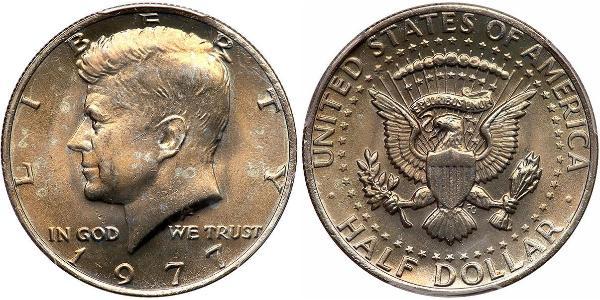 1/2 Dollar 美利堅合眾國 (1776 - ) 銀 John Fitzgerald Kennedy (1917-1963)