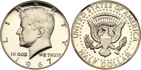 1/2 Dollar 美利堅合眾國 (1776 - ) 銀 John Fitzgerald Kennedy (1917-1963)