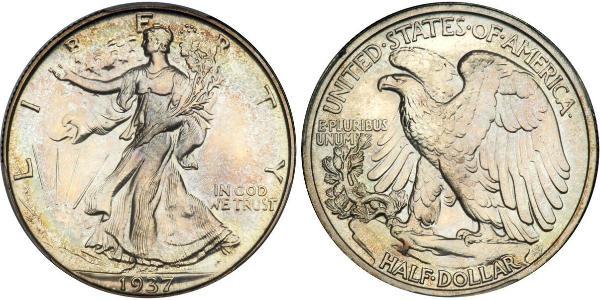 1/2 Dollar 美利堅合眾國 (1776 - ) 銀 