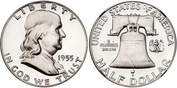 1/2 Dollar 美利堅合眾國 (1776 - ) 銀 Franklin Delano Roosevelt (1882-1945)