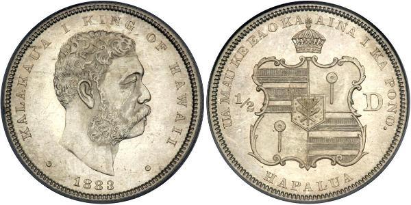 1/2 Dollar 美利堅合眾國 (1776 - ) 銀 